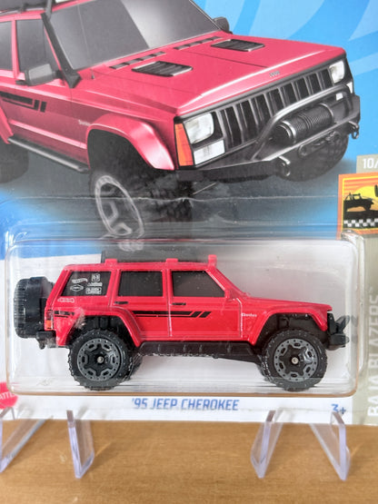 Hot Wheels Mainline | '95 Jeep Cherokee | 2023 Baja Blazers 10/10