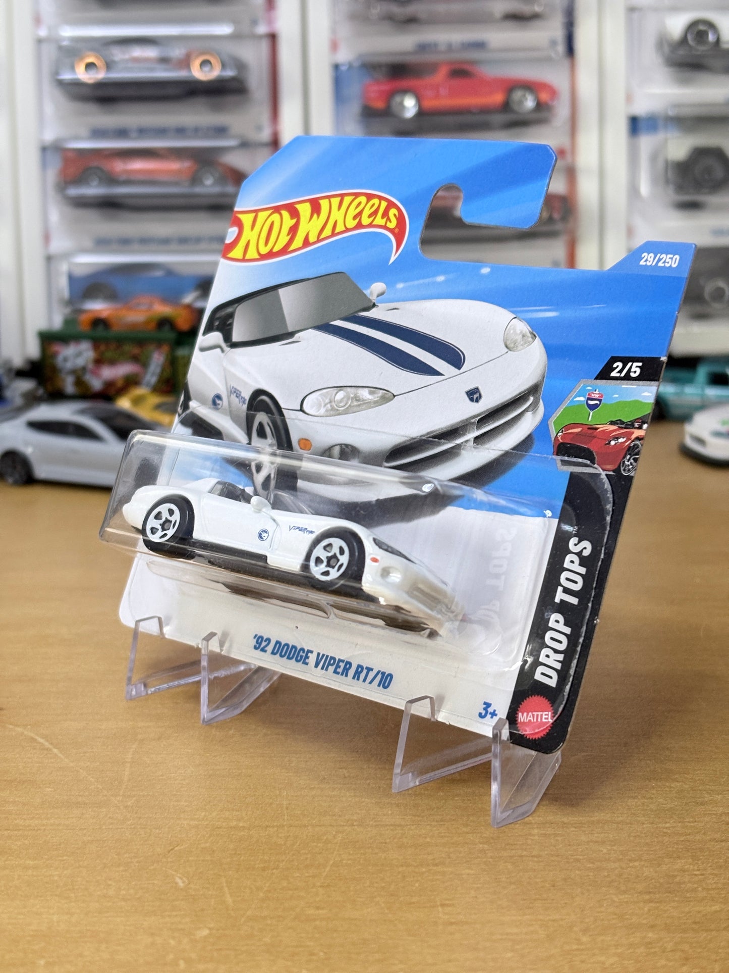Hot Wheels Mainline Treasure Hunt | '92 Dodge Viper RT/10 | 2026 Drop Tops 2/5 (Short Card)