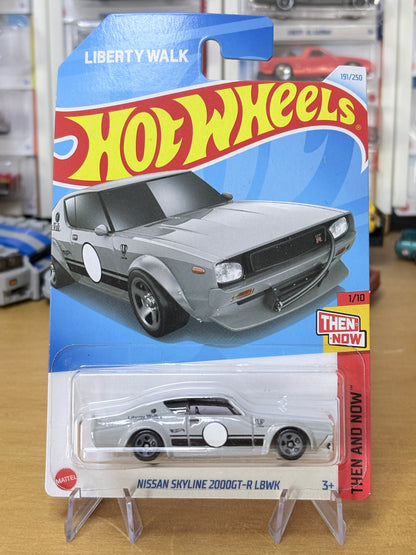 Hot Wheels Mainline | Nissan Skyline 2000 GT-R LBWK | 2024 Then and Now 1/10