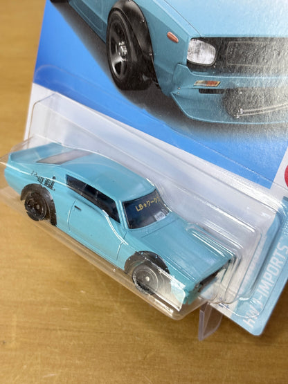Hot Wheels Mainline | Nissan Skyline 2000 GT-R LBWK | 2022 J-Imports 8/10 BLUE