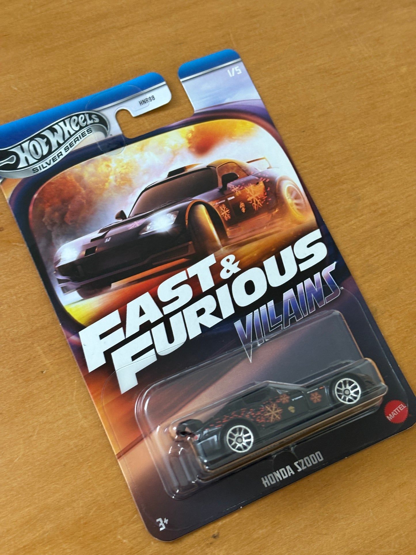Hot Wheels Silver Series / Honda s2000 / 2025 Fast & Furious Villains Up 1/5