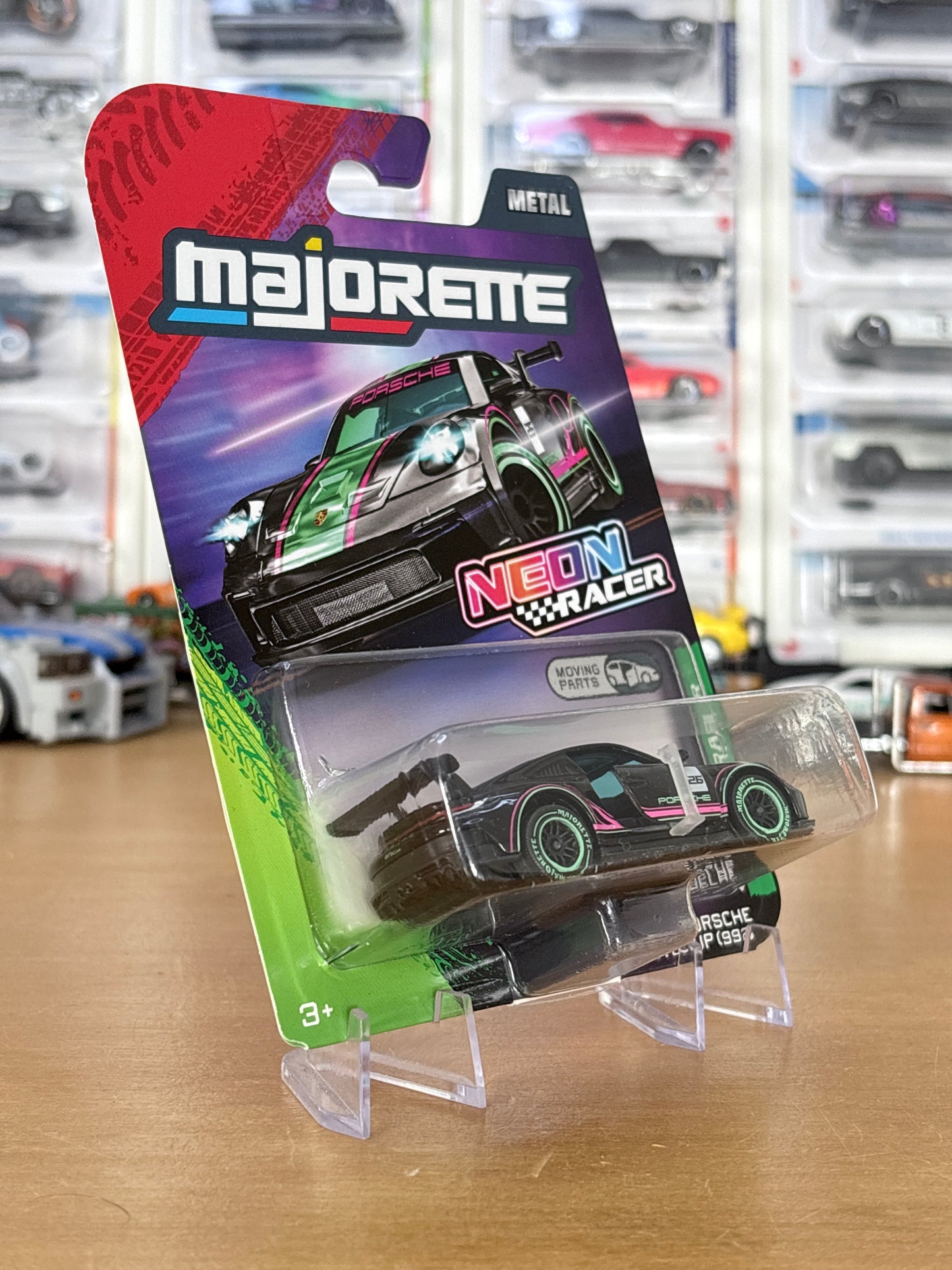 Majorette Neon Racers | Porsche 911 GT3 CUP | Moving Parts Premium