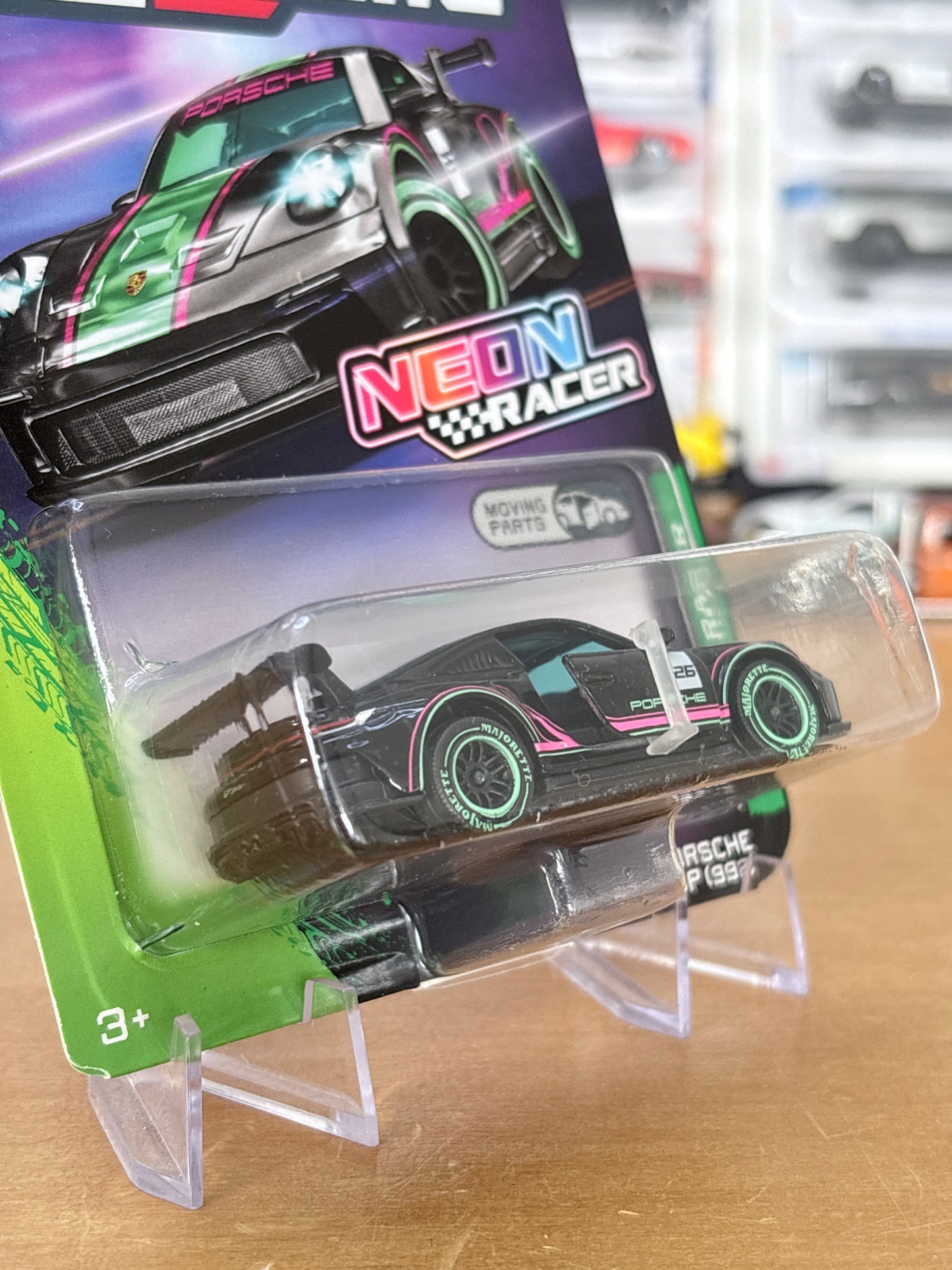 Majorette Neon Racers | Porsche 911 GT3 CUP | Moving Parts Premium