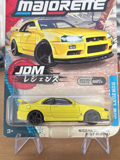 Majorette JDM Legends | Nissan Skyline GT (R34) | Premium Moving Parts