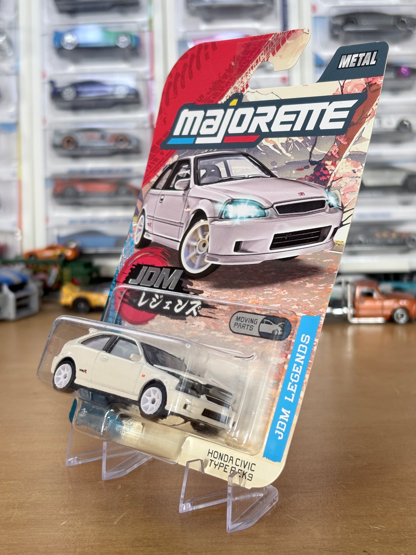 Majorette JDM Legends | Honda Civic Type R EK9 | Premium Moving Parts CHASE