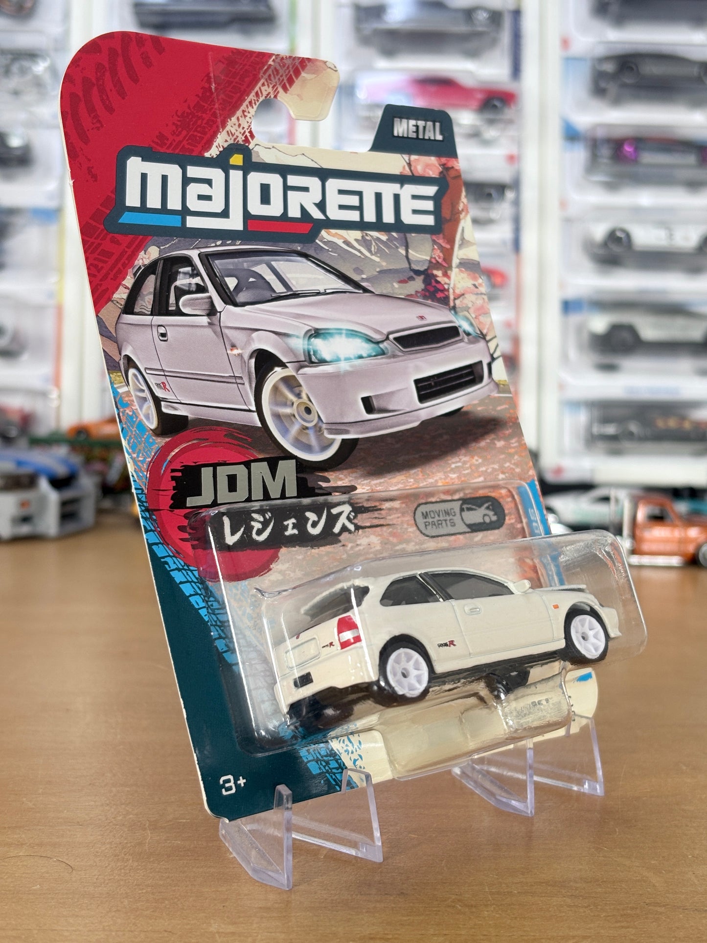 Majorette JDM Legends | Honda Civic Type R EK9 | Premium Moving Parts CHASE