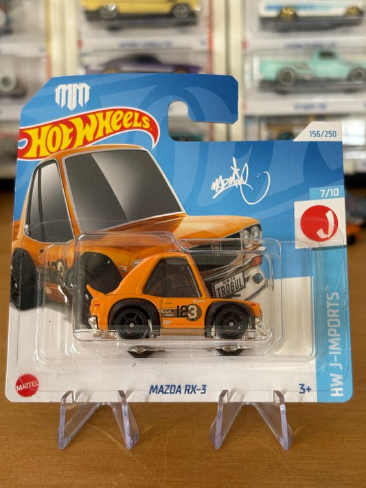 Hot Wheels Mainline / Mazda RX-3 / 2024 HW J-Imports 7/10 Short Card