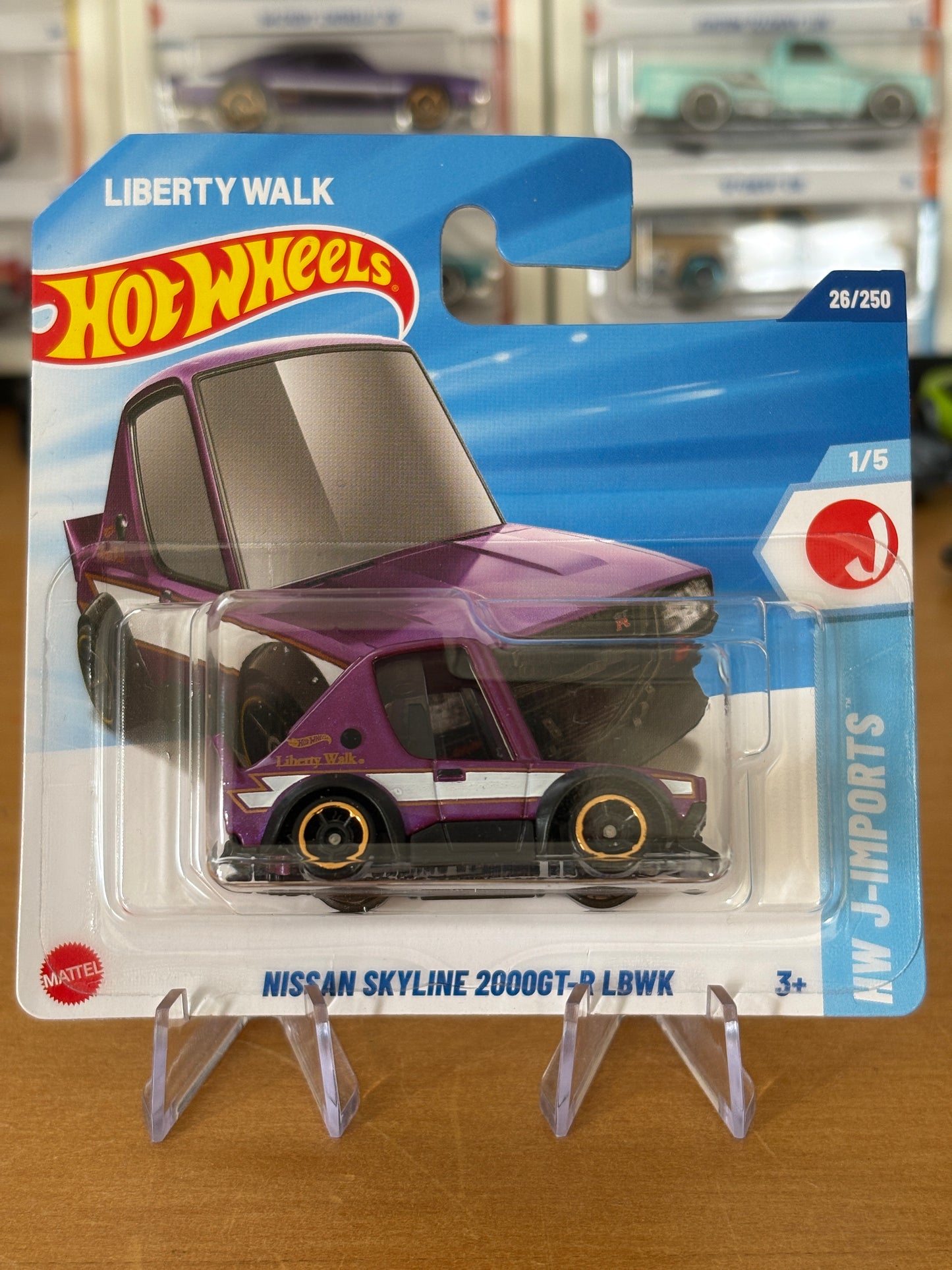 Hot Wheels Mainline / Nissan Skyline 2000GT-R LBWK / 2025 HW J-Imports 1/5 Short Card