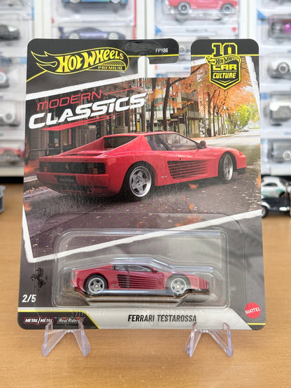 Hot Wheels Premium | Ferrrari Testarossa | HW Car Culture Modern Classics | 2/5