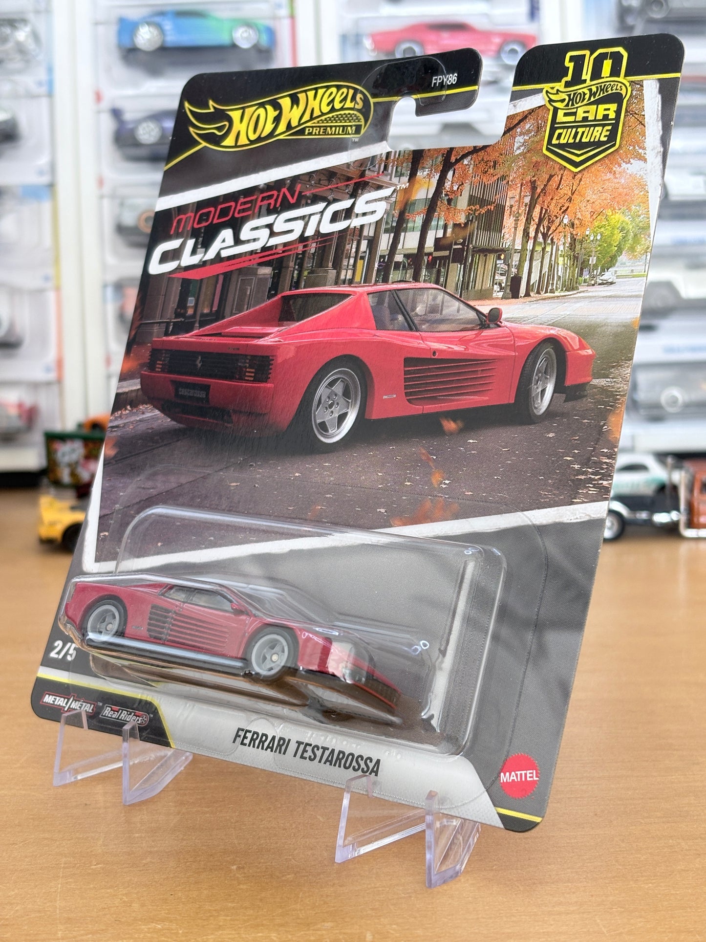 Hot Wheels Premium | Ferrrari Testarossa | HW Car Culture Modern Classics | 2/5