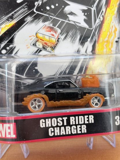 Hot Wheels Premium | Ghost Rider Charger | Marvel HW 50 Years 3/5
