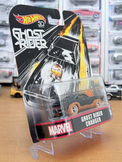 Hot Wheels Premium | Ghost Rider Charger | Marvel HW 50 Years 3/5