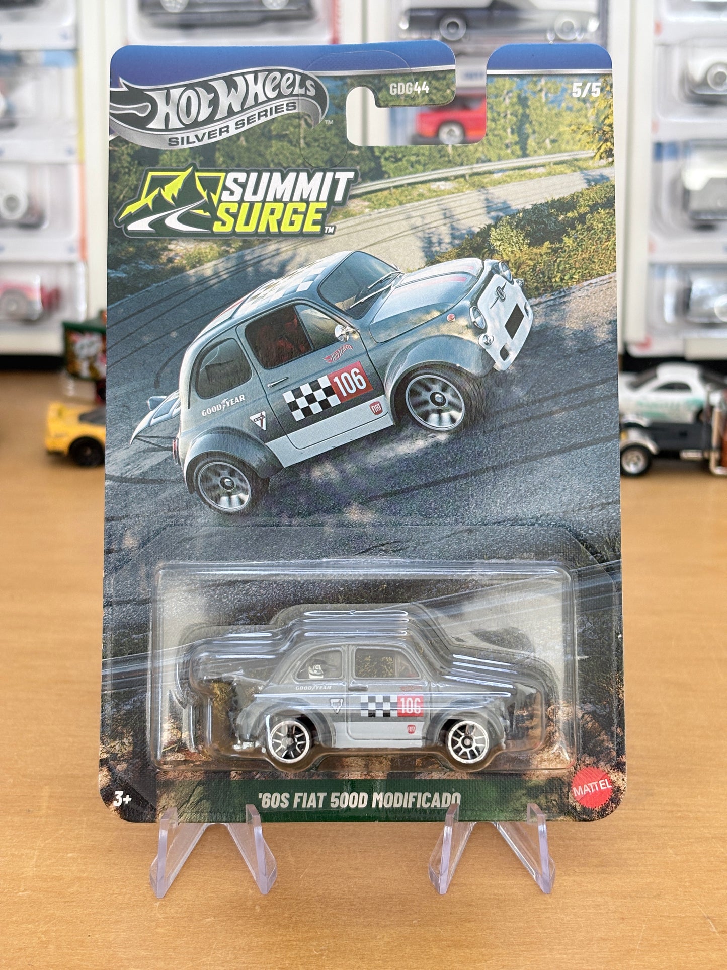 Hot Wheels Silver Series | '60s Fiat 500D Modificado | 2026 Summit Surge 5/5 CHASE