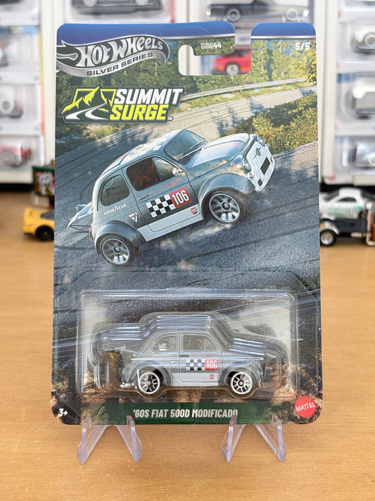 Hot Wheels Silver Series | '60s Fiat 500D Modificado | 2026 Summit Surge 5/5 CHASE