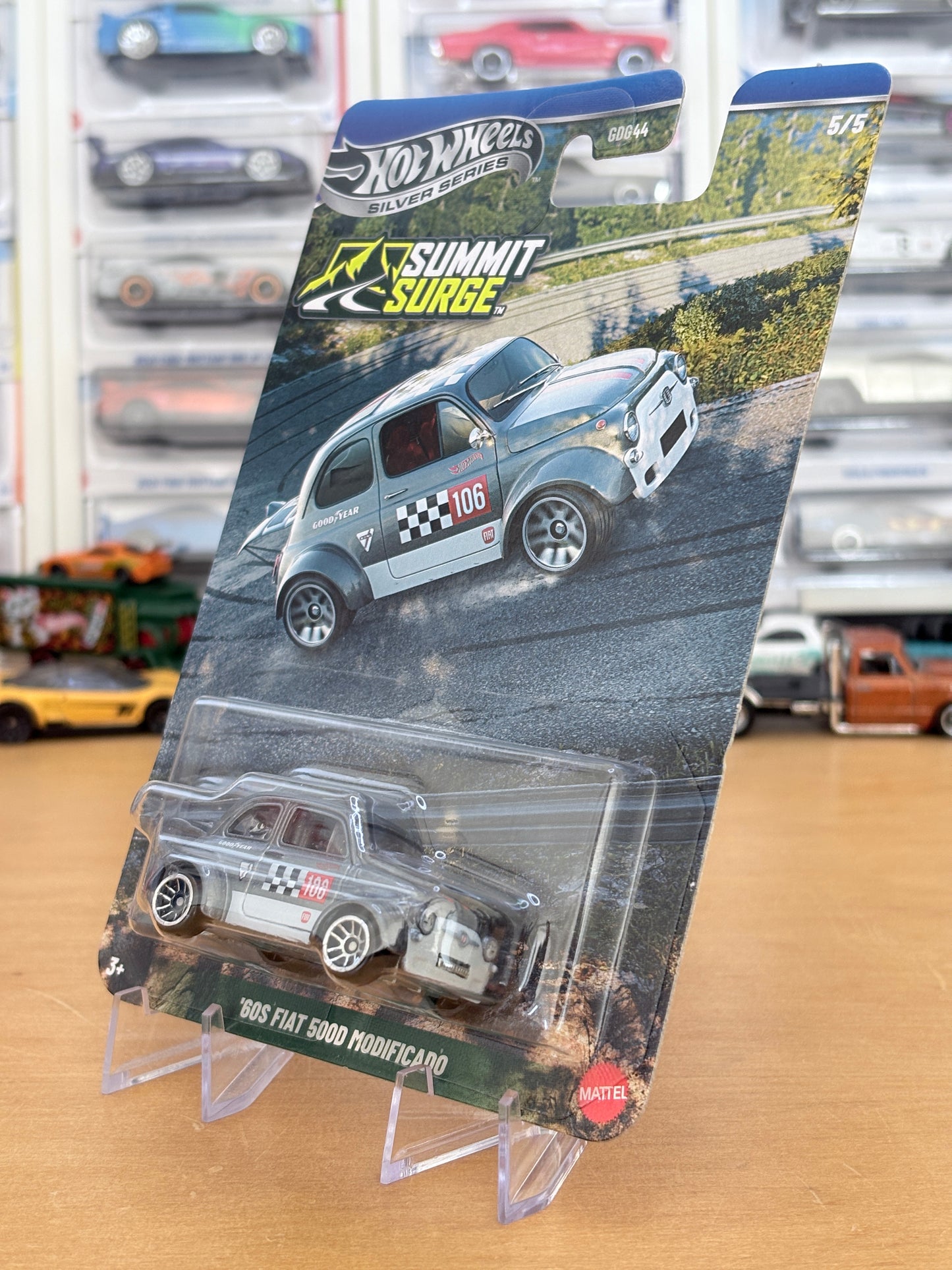 Hot Wheels Silver Series | '60s Fiat 500D Modificado | 2026 Summit Surge 5/5 CHASE