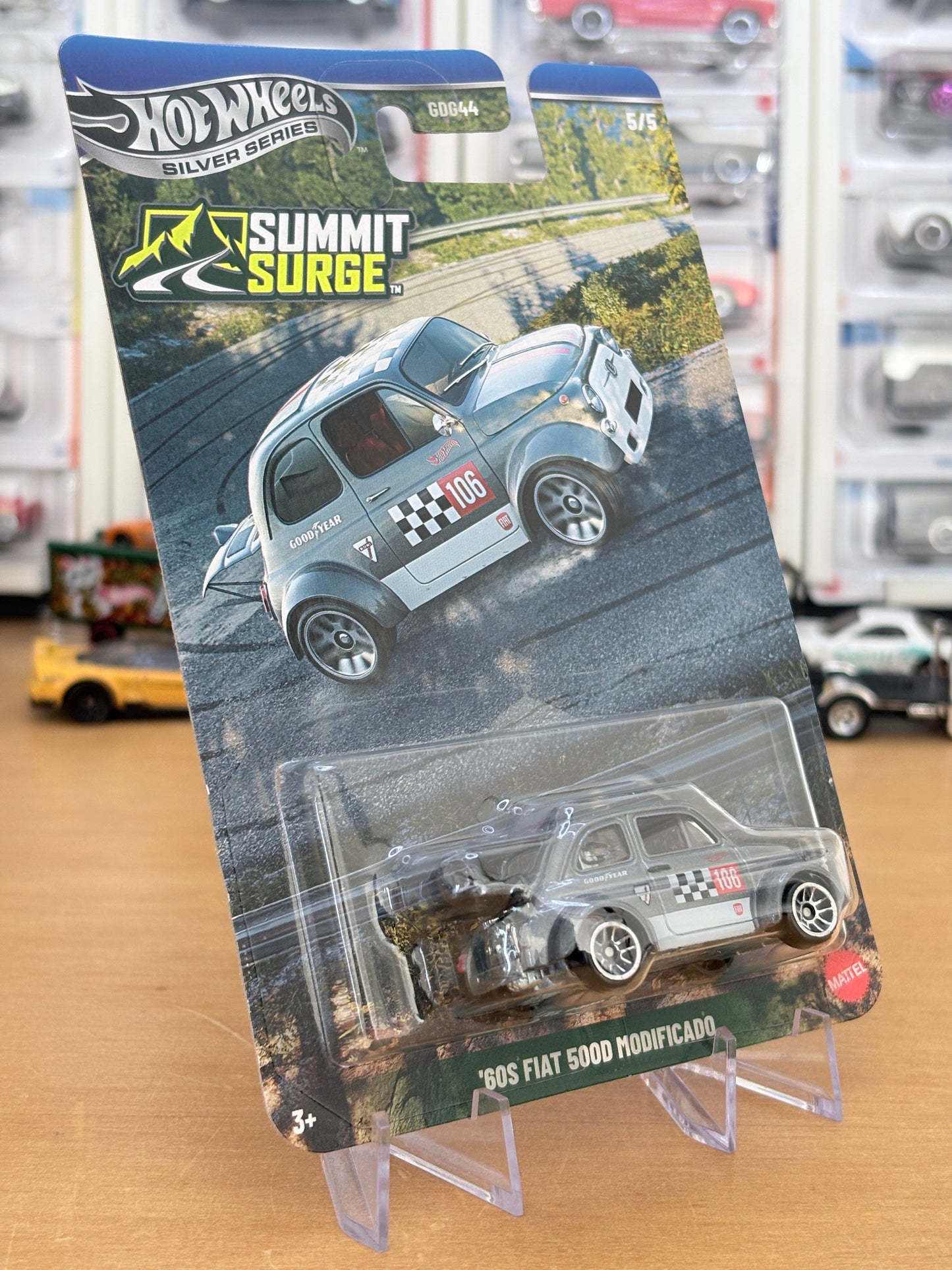 Hot Wheels Silver Series | '60s Fiat 500D Modificado | 2026 Summit Surge 5/5 CHASE