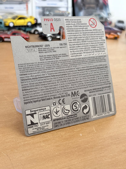 Hot Wheels Mainline | Mazda Repu | 2018 Nightburnerz | 2019 Super Treasure Hunt
