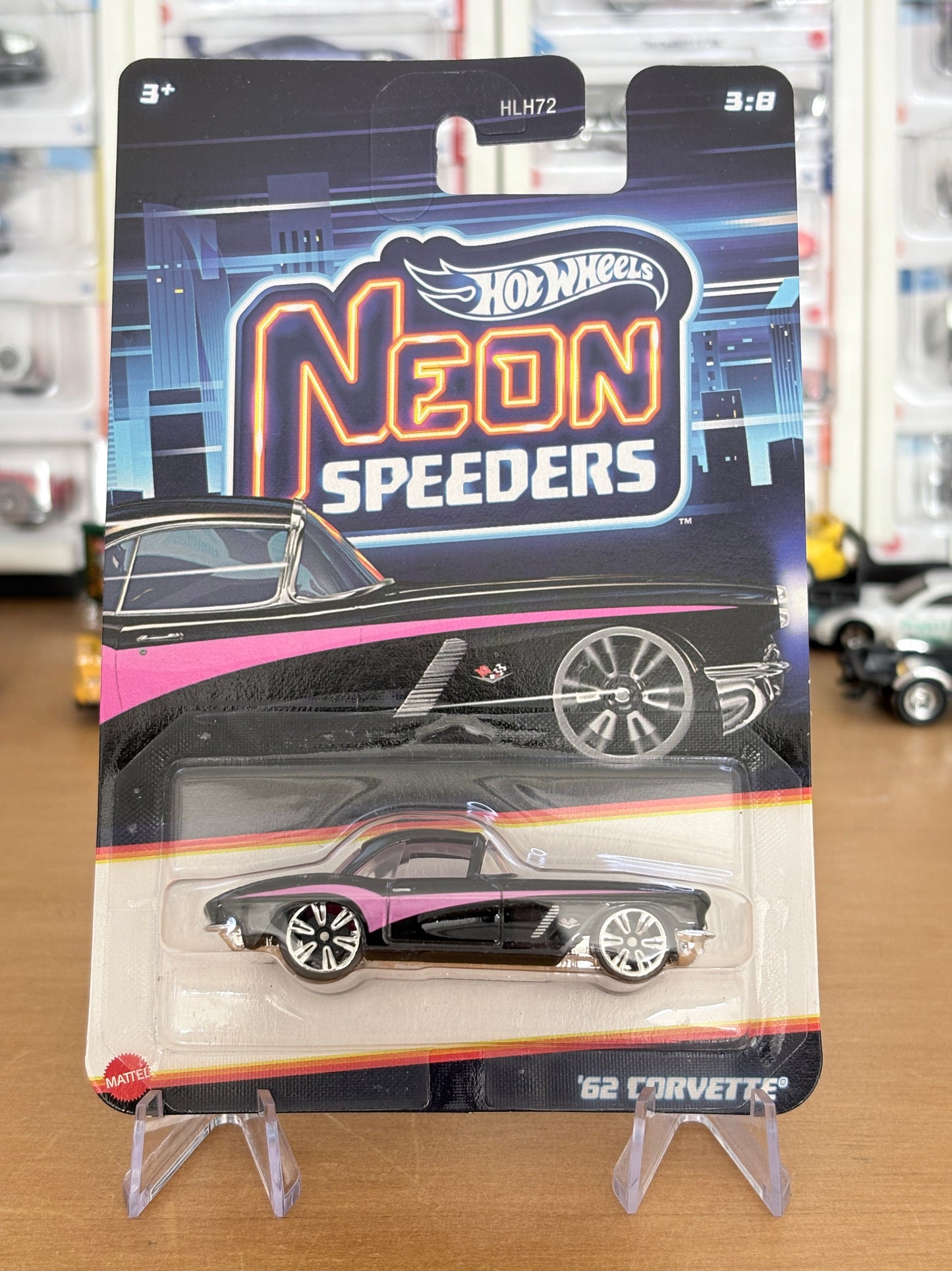 Hot Wheels Neon Speeders | '62 Corvette | 2026 Mix 1 3/8