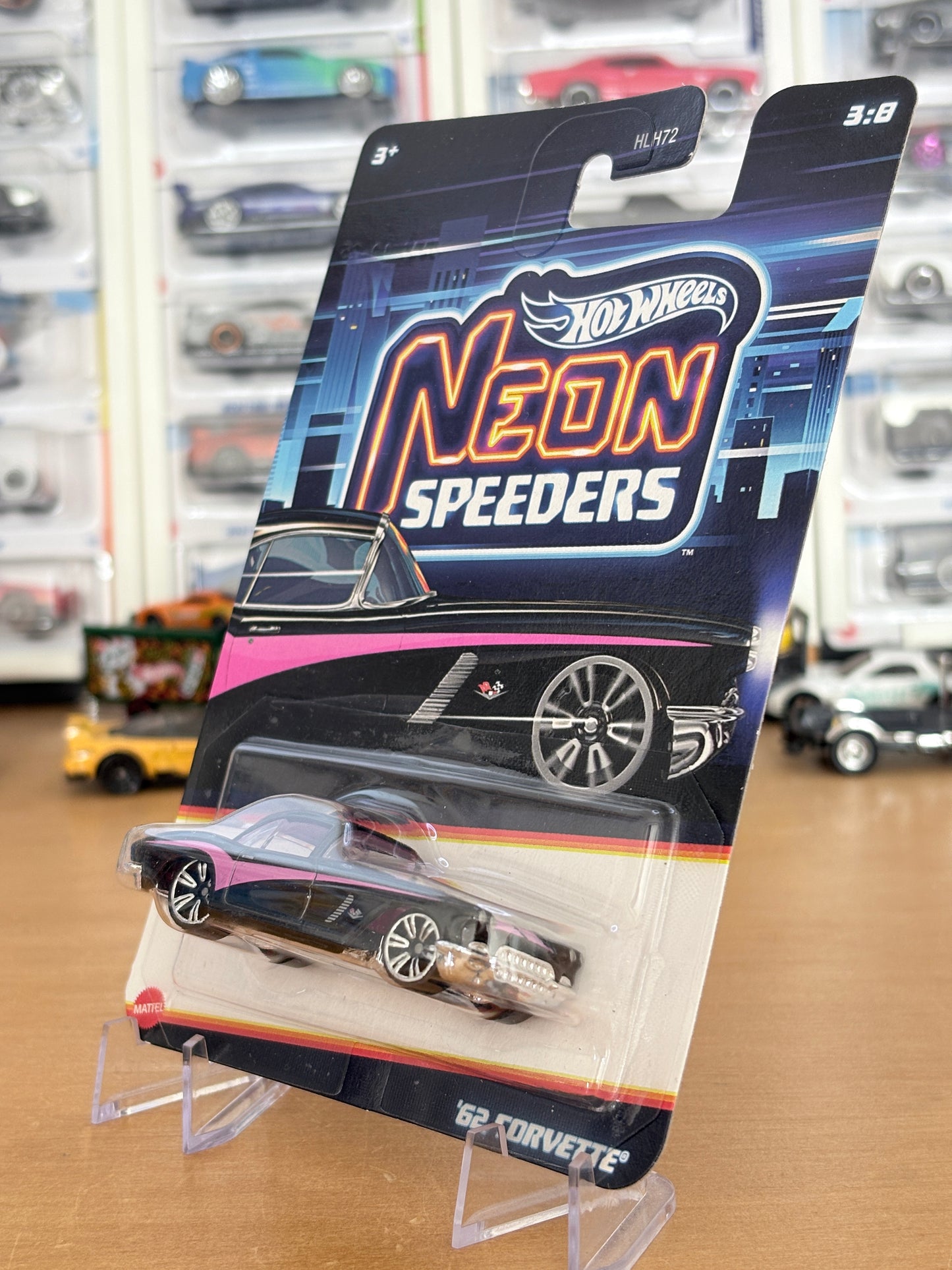 Hot Wheels Neon Speeders | '62 Corvette | 2026 Mix 1 3/8