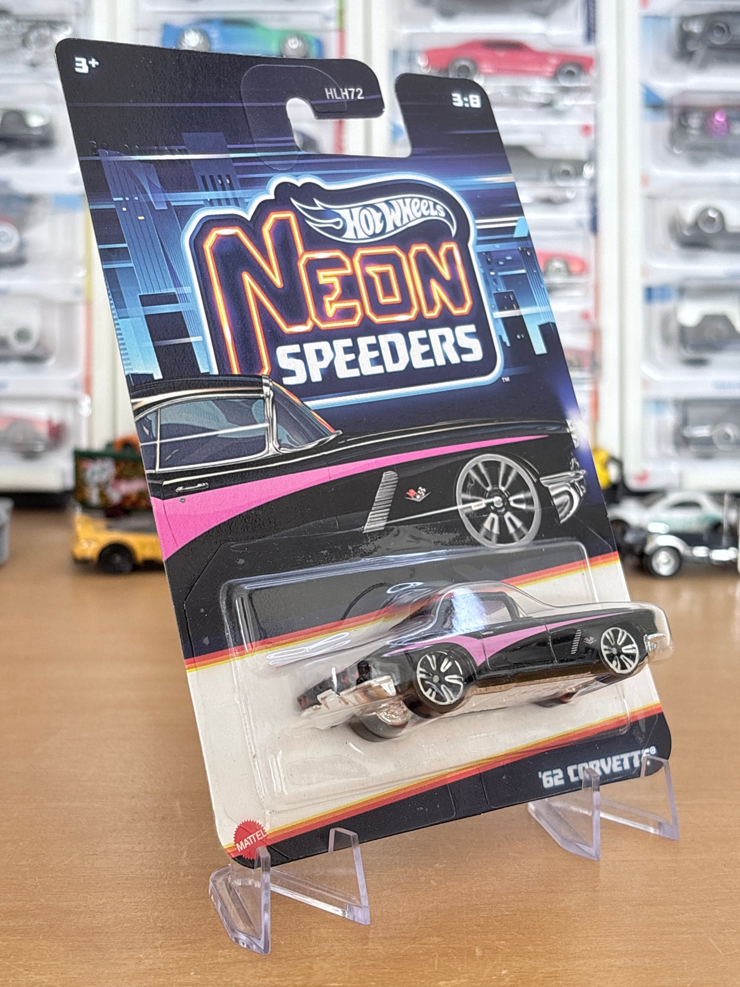 Hot Wheels Neon Speeders | '62 Corvette | 2026 Mix 1 3/8