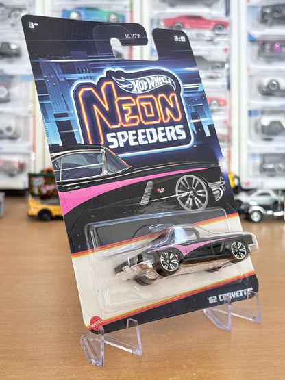 Hot Wheels Neon Speeders | '62 Corvette | 2026 Mix 1 3/8
