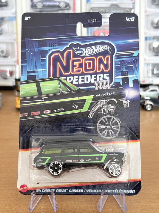Hot Wheels Neon Speeders | '64 Chevy Nova Gasser | 2026 Mix 1 4/8