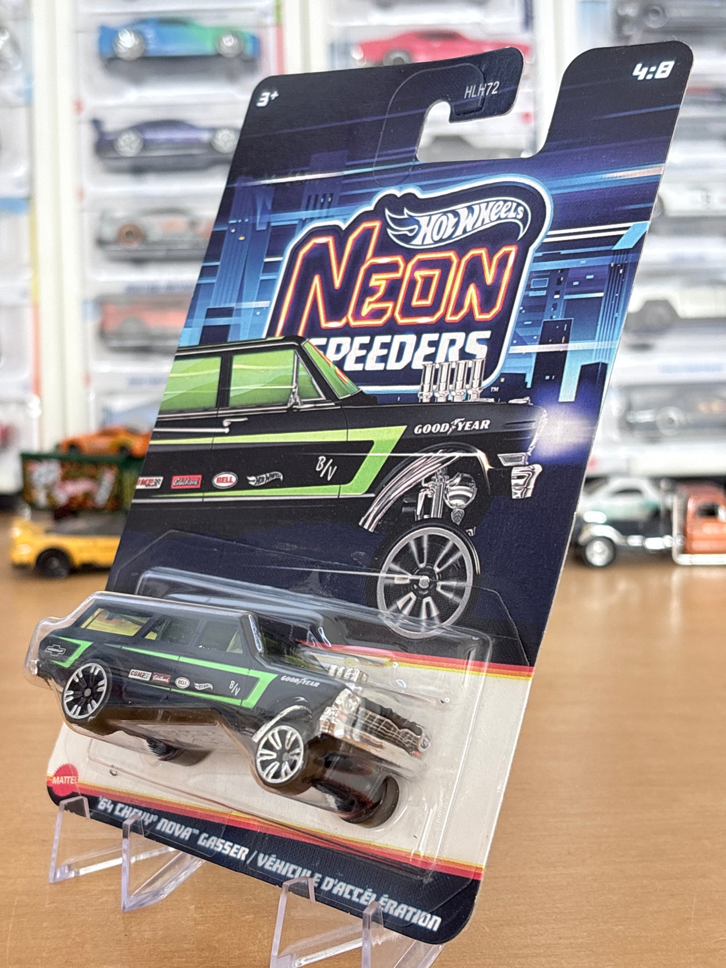 Hot Wheels Neon Speeders | '64 Chevy Nova Gasser | 2026 Mix 1 4/8