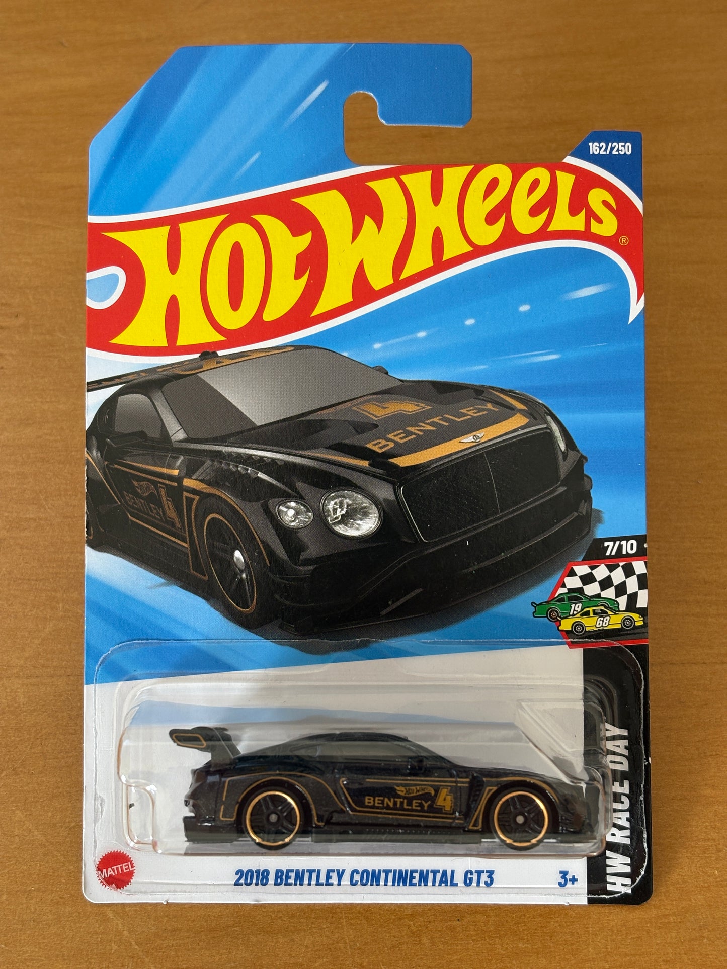 Hot Wheels Mainline / 2018 Bentley Continental GT3 / 2025 HW Race Day 7/10
