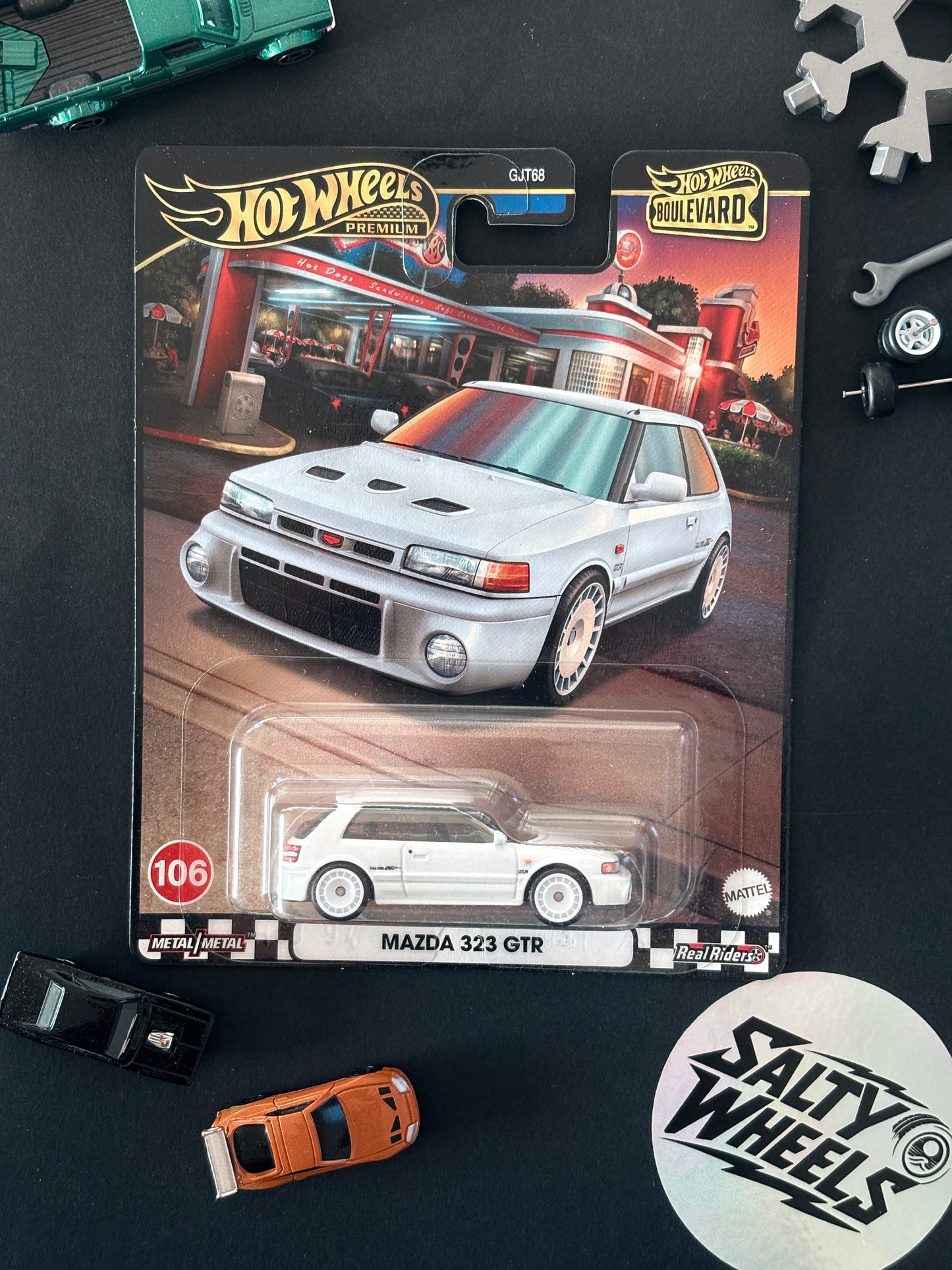Hot Wheels Mazda 323 GTR Boulevard #106 Premium Diecast