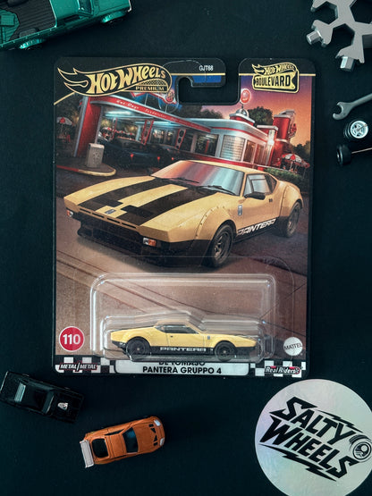 Hot Wheels De Tomaso Pantera Gruppo 4 Boulevard #110 Premium Diecast
