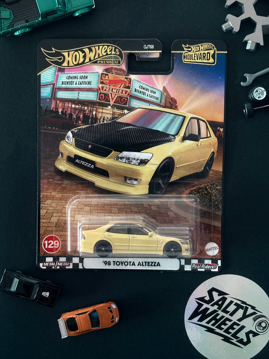 Hot Wheels '98 Toyota Altezza Boulevard #129 Premium Diecast