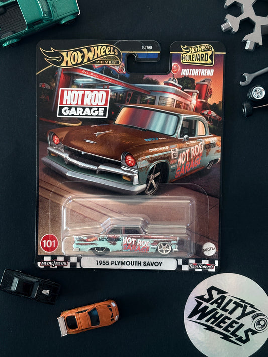Hot Wheels 1955 Plymouth Savoy Boulevard #101 Premium Diecast