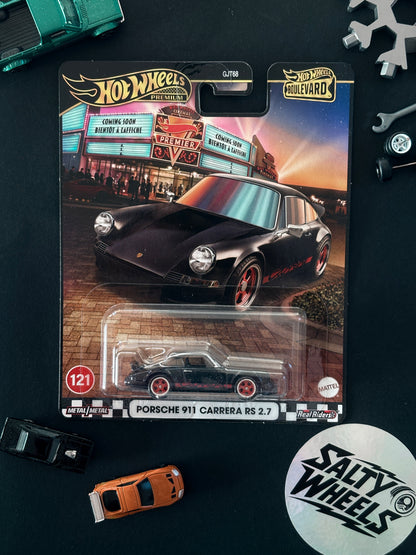 Hot Wheels Porsche 911 Carrera RS 2.7 Boulevard #121 Premium Diecast