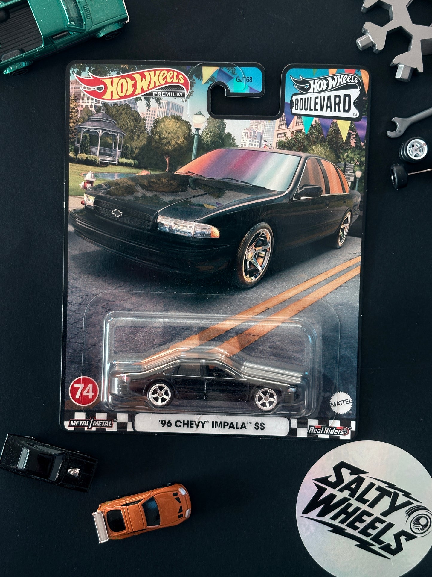 Hot Wheels '96 Chevy Impala SS Boulevard #74 Premium Diecast