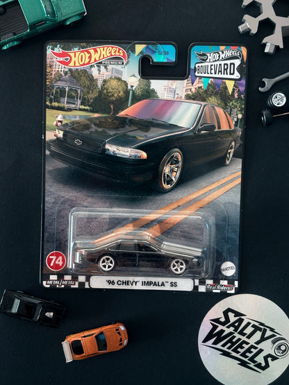 Hot Wheels '96 Chevy Impala SS Boulevard #74 Premium Diecast