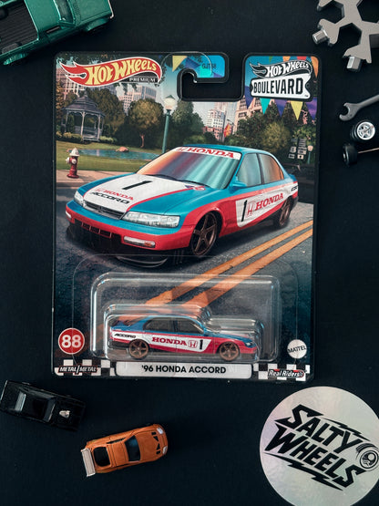 Hot Wheels '96 Honda Accord Boulevard #88 Premium Diecast