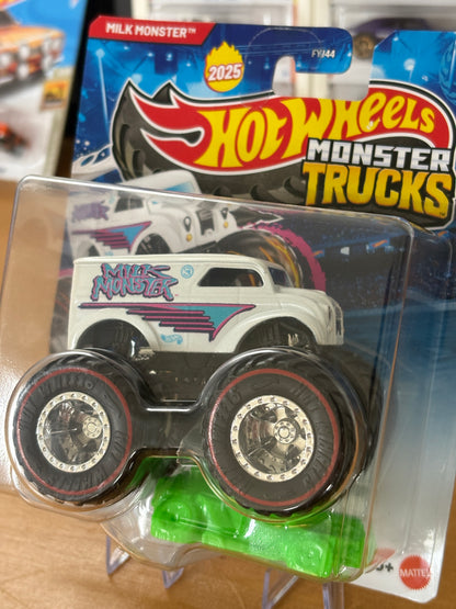 Hot Wheels Monster Trucks / Milk Monster Treasure Hunt / New For 2025