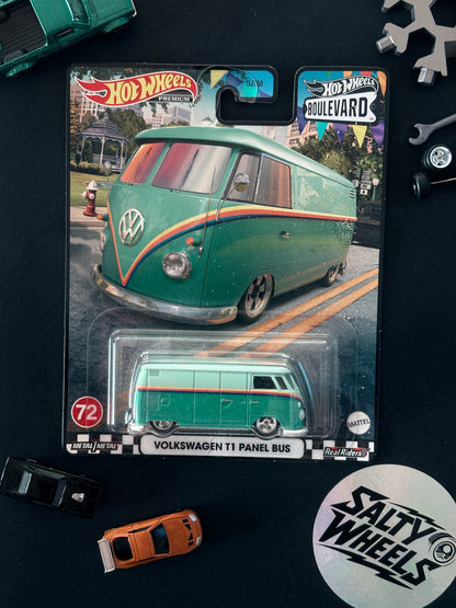 Hot Wheels Volkswagen T1 Panel Bus Boulevard #72 Premium Diecast