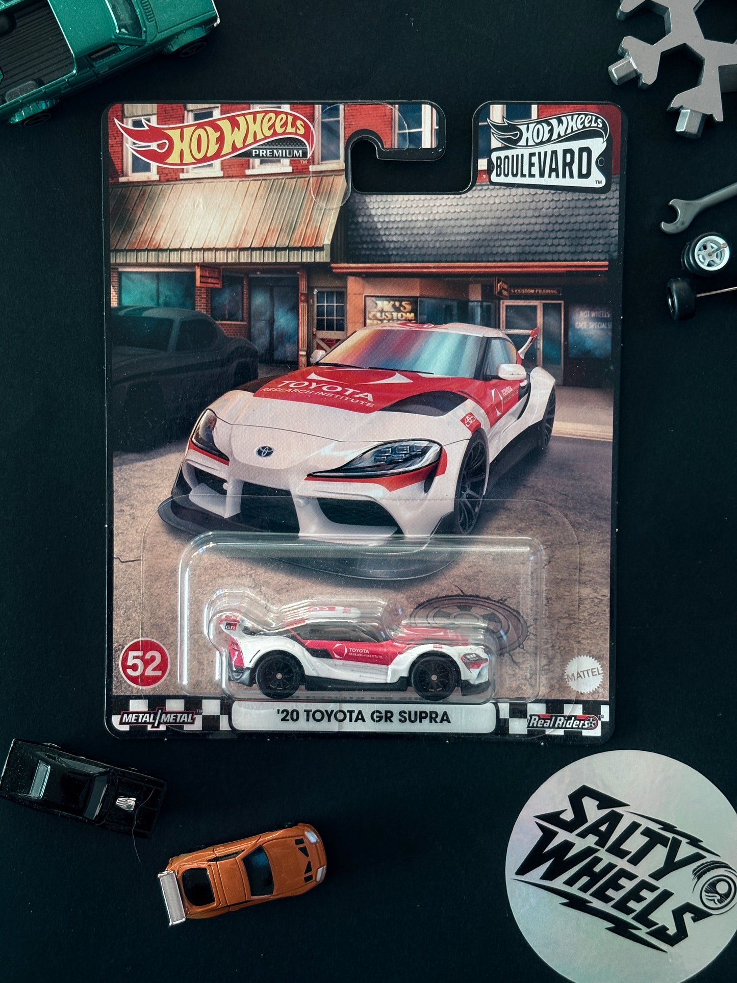 Hot Wheels '20 Toyota GR Supra Boulevard #52 Premium Diecast