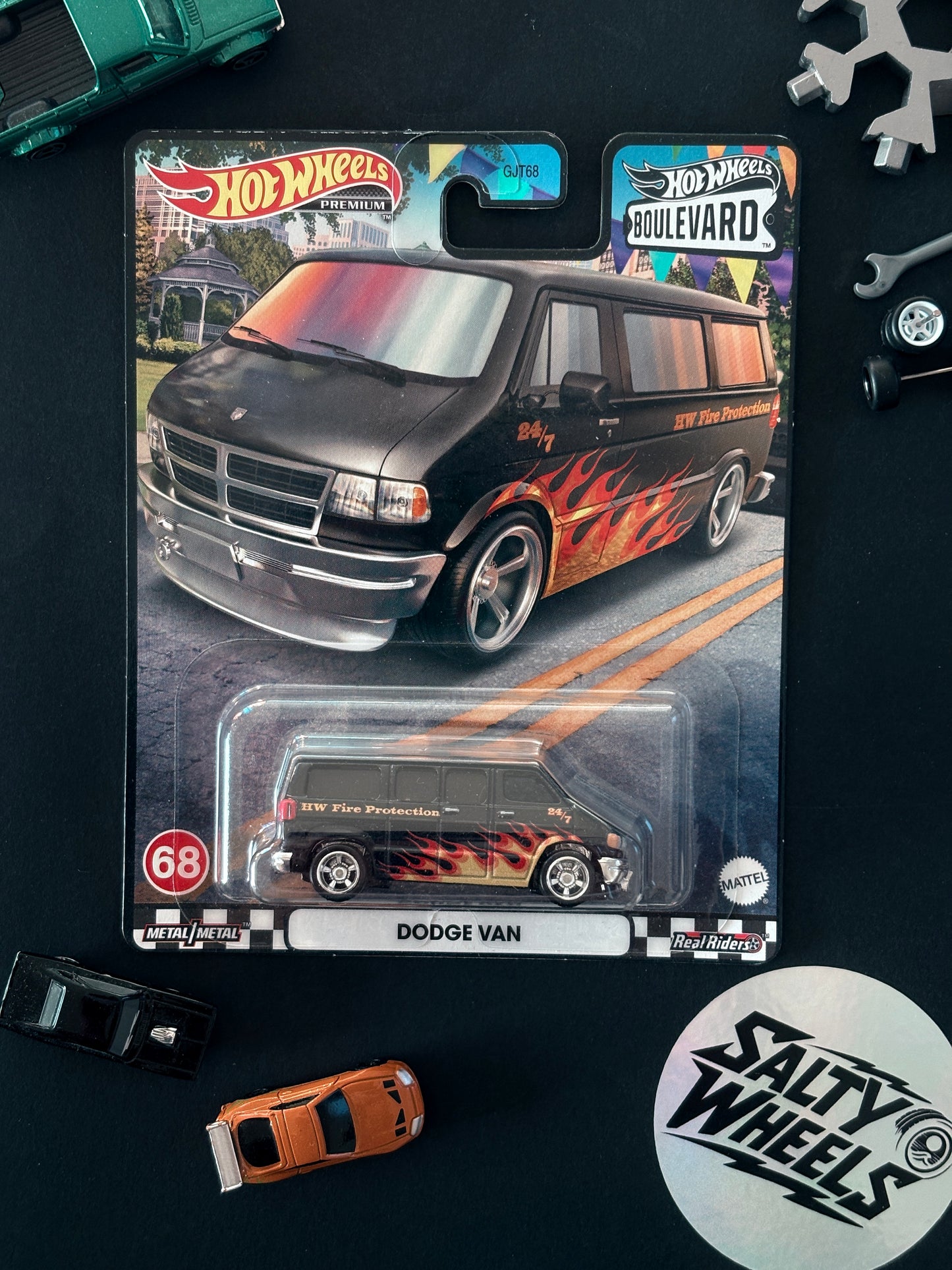 Hot Wheels Dodge Van Boulevard #68 Premium Diecast