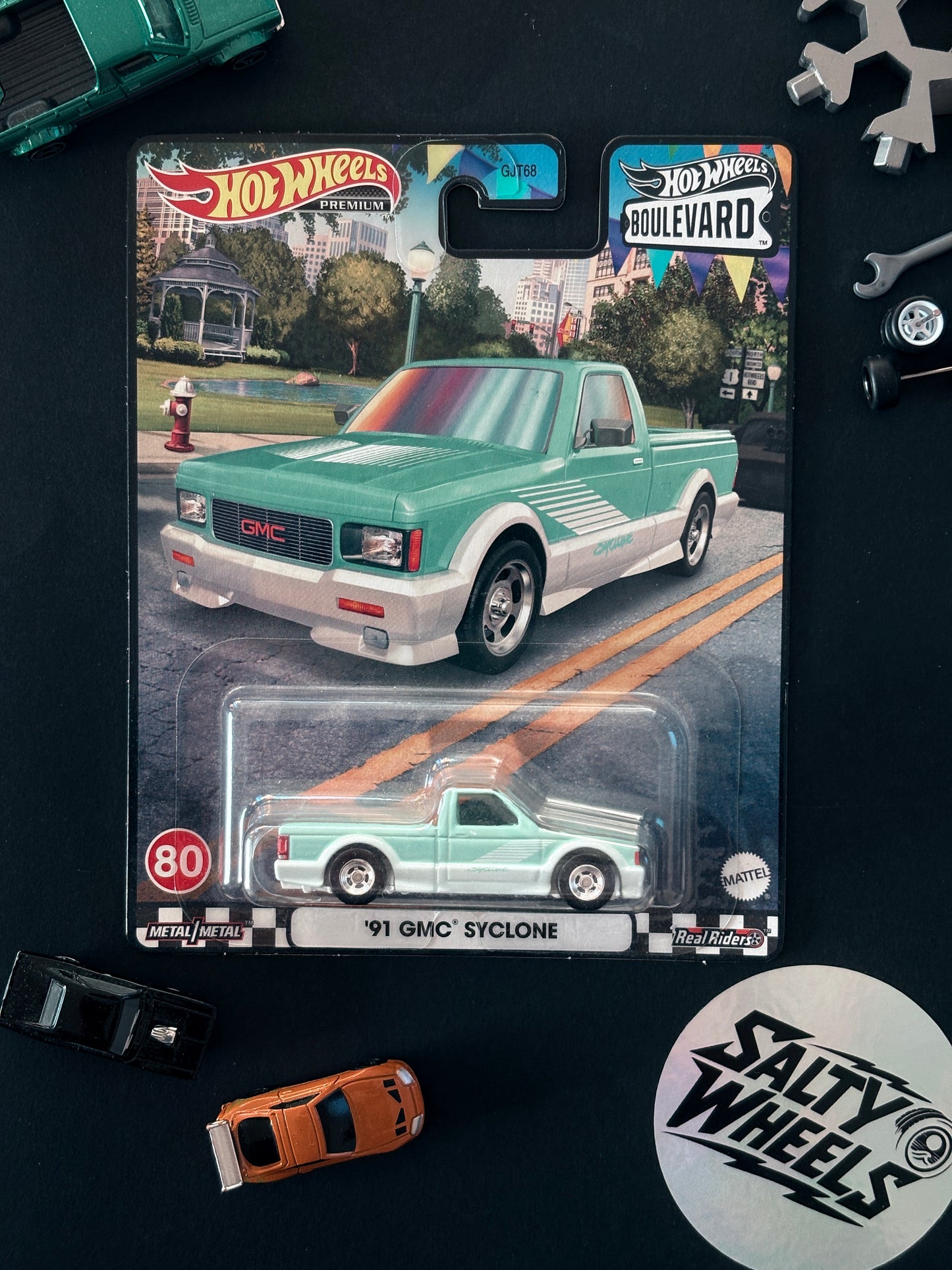 Hot Wheels '91 GMC Syclone Boulevard #80 Premium Diecast