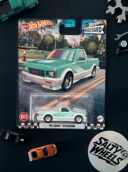 Hot Wheels '91 GMC Syclone Boulevard #80 Premium Diecast