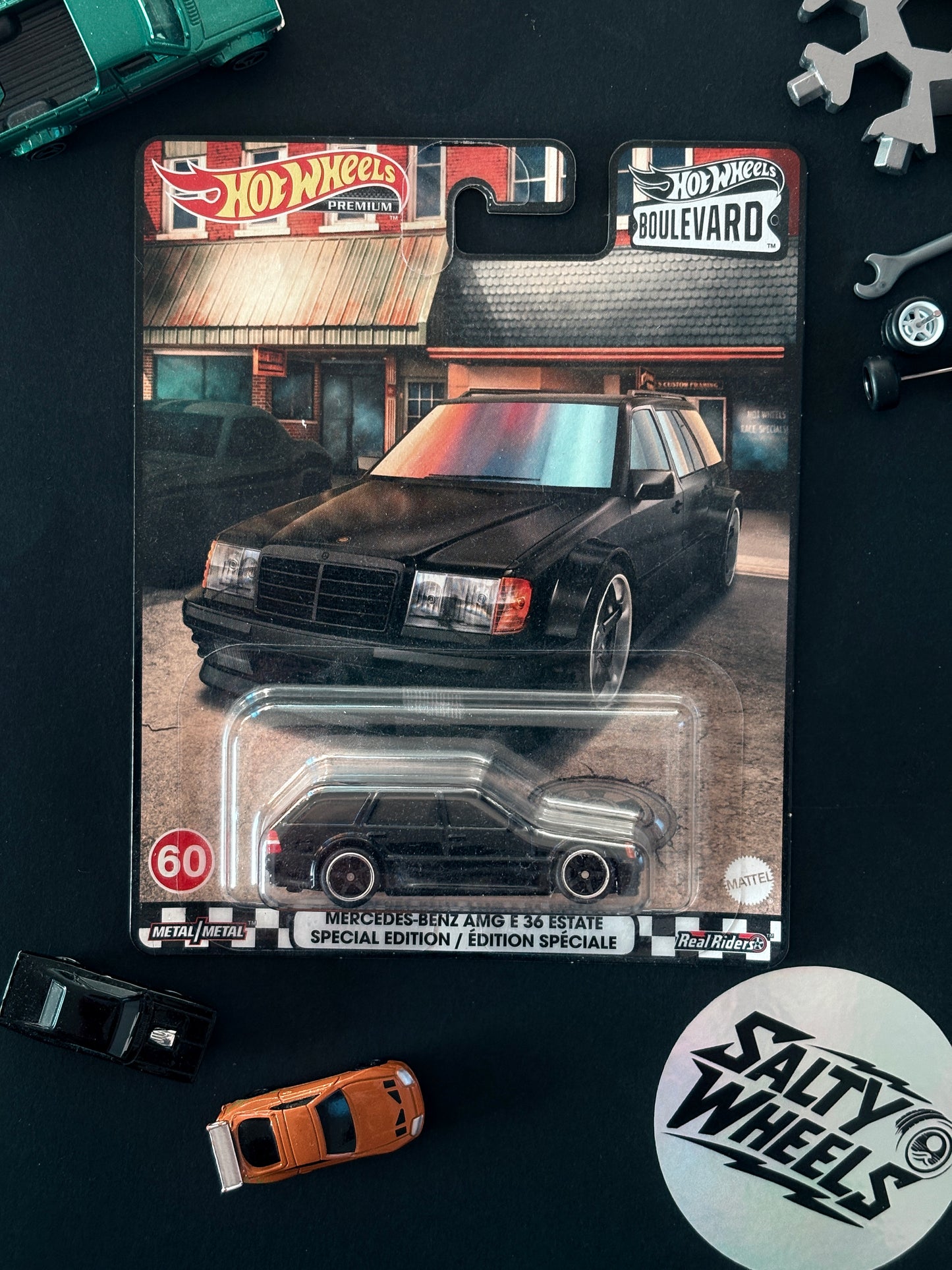 Hot Wheels Mercedes-Benz AMG E 36 Estate Special Edition Boulevard #60 Premium Diecast