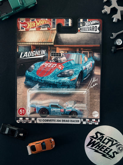 Hot Wheels Custom '12 Corvette Z06 Drag Racer Boulevard #51 Premium Diecast