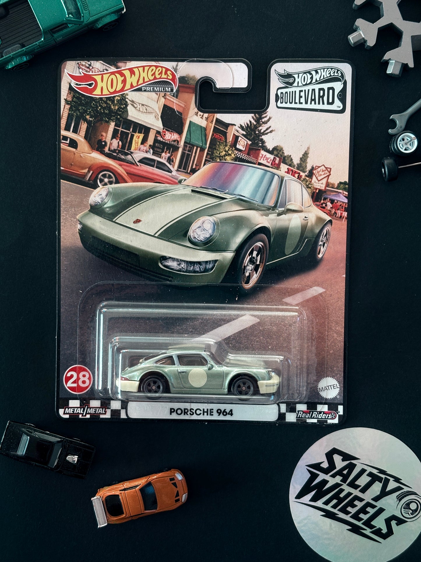 Hot Wheels Porsche 964 Boulevard #28 Premium Diecast