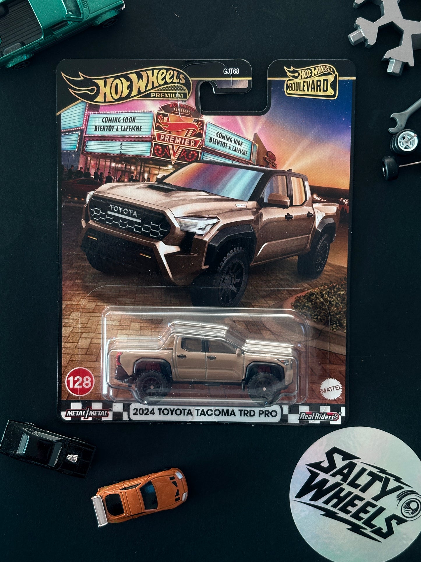 Hot Wheels Toyota Tacoma TRD PRO Boulevard #128 Premium Diecast