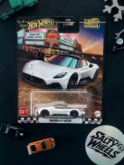 Hot Wheels Maserati MC20 Boulevard #127 Premium Diecast