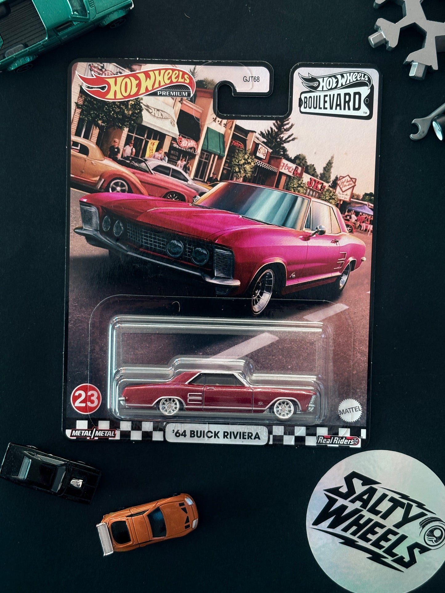 Hot Wheels'64 Buick Riviera Boulevard #23 Premium Diecast