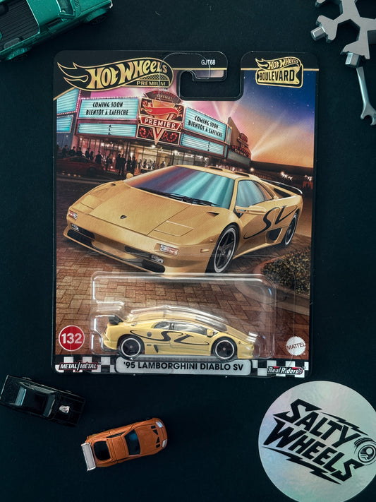 Hot Wheels Lamborghini Diablo SV Boulevard #132 Premium Diecast