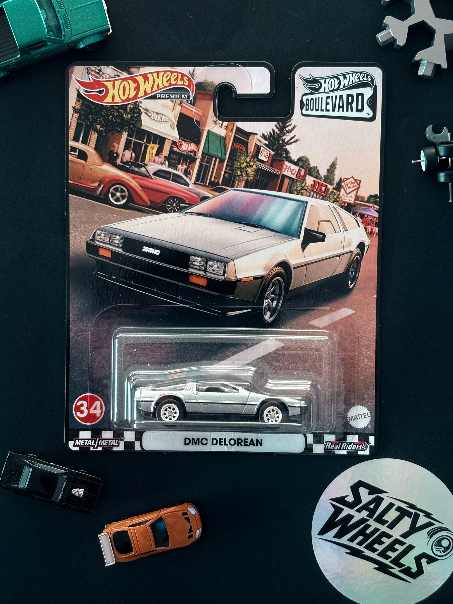 Hot Wheels DMC Delorean Boulevard #34 Premium Diecast